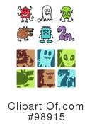 Monsters Clipart #98915 by NL shop