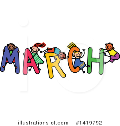Royalty-Free (RF) Month Clipart Illustration by Prawny - Stock Sample #1419792