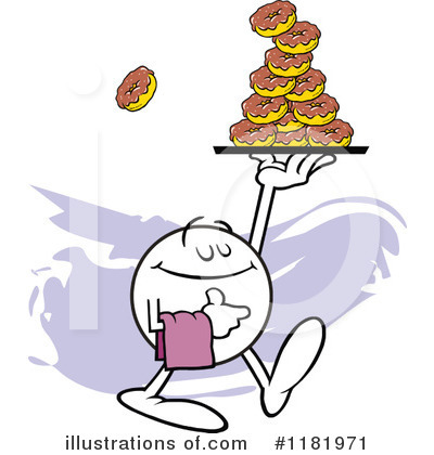 Donuts Clipart #1181971 by Johnny Sajem