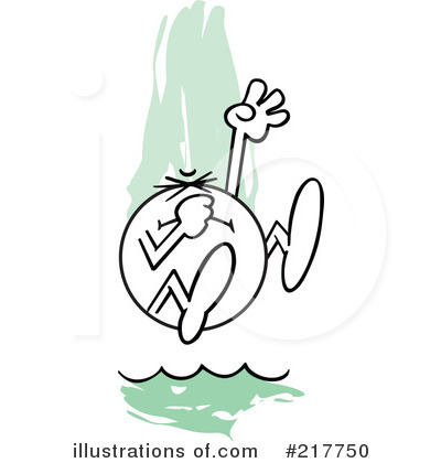 Swimming Clipart #217750 by Johnny Sajem