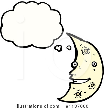 Royalty-Free (RF) Moon Clipart Illustration by lineartestpilot - Stock Sample #1187000