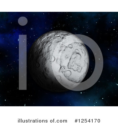 Royalty-Free (RF) Moon Clipart Illustration by KJ Pargeter - Stock Sample #1254170