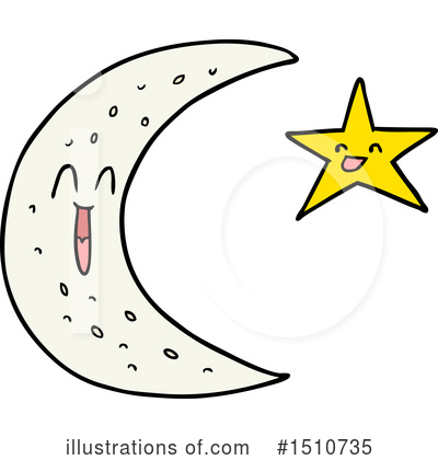 Royalty-Free (RF) Moon Clipart Illustration by lineartestpilot - Stock Sample #1510735