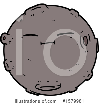 Royalty-Free (RF) Moon Clipart Illustration by lineartestpilot - Stock Sample #1579981