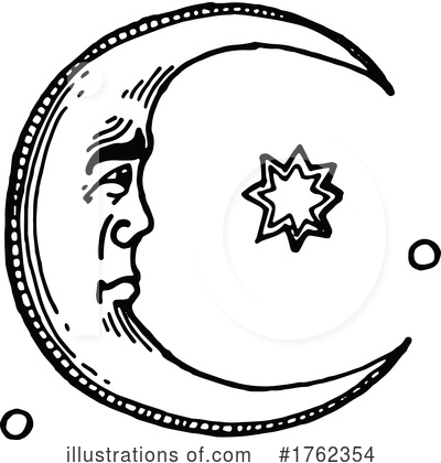 Crescent Moon Clipart #1762354 by Vector Tradition SM