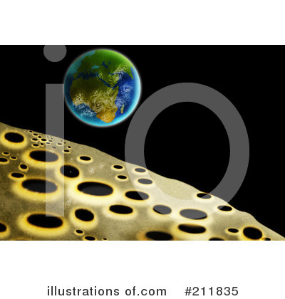 Royalty-Free (RF) Moon Clipart Illustration by patrimonio - Stock Sample #211835