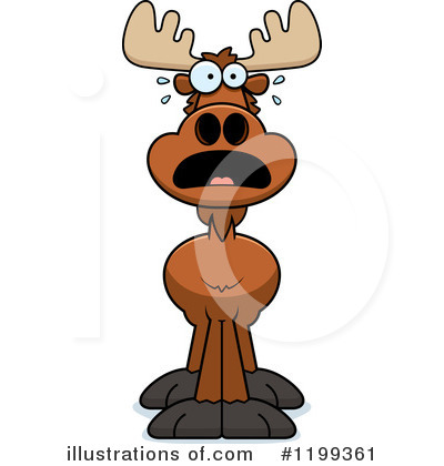 Royalty-Free (RF) Moose Clipart Illustration by Cory Thoman - Stock Sample #1199361