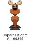 Moose Clipart #1199365 by Cory Thoman