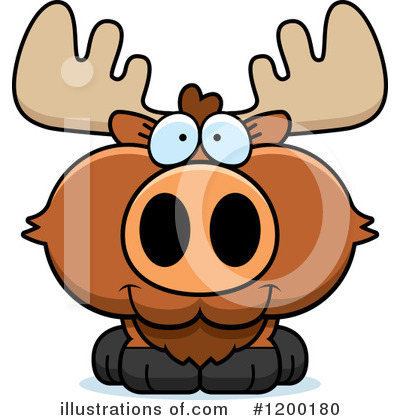 Royalty-Free (RF) Moose Clipart Illustration by Cory Thoman - Stock Sample #1200180