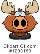 Moose Clipart #1200180 by Cory Thoman