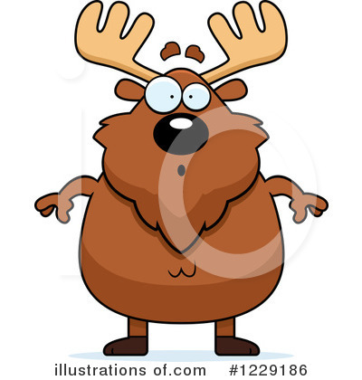 Royalty-Free (RF) Moose Clipart Illustration by Cory Thoman - Stock Sample #1229186