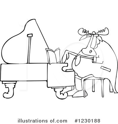 Pianist Clipart #1230188 by djart