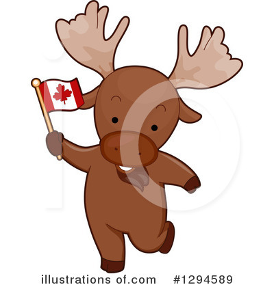 Royalty-Free (RF) Moose Clipart Illustration by BNP Design Studio - Stock Sample #1294589