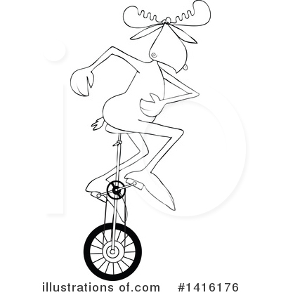 Unicycle Clipart #1416176 by djart