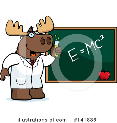 Moose Clipart #1418361 by Cory Thoman