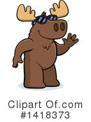 Moose Clipart #1418373 by Cory Thoman