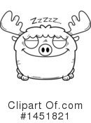 Moose Clipart #1451821 by Cory Thoman