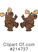 Moose Clipart #214737 by Cory Thoman