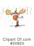 Moose Clipart #30820 by Spanky Art