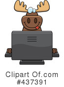 Moose Clipart #437391 by Cory Thoman