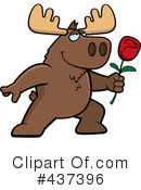 Moose Clipart #437396 by Cory Thoman