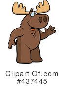 Moose Clipart #437445 by Cory Thoman