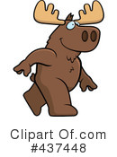 Moose Clipart #437448 by Cory Thoman