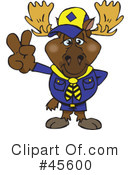 Moose Clipart #45600 by Dennis Holmes Designs