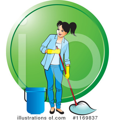 Spring Cleaning Clipart #1169837 by Lal Perera