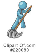 Mopping Clipart #220080 by Leo Blanchette