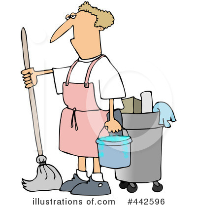 Janitor Clipart #442596 by djart