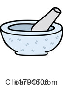 Mortar And Pestle Clipart #1794608 by lineartestpilot