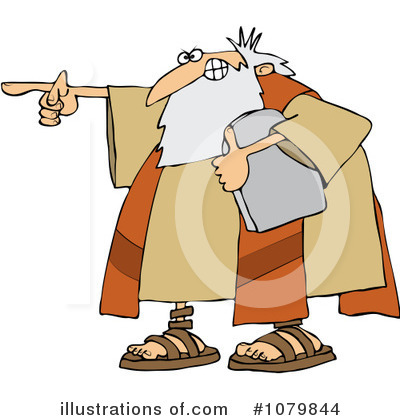 Royalty-Free (RF) Moses Clipart Illustration by djart - Stock Sample #1079844