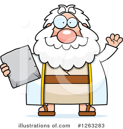 Royalty-Free (RF) Moses Clipart Illustration by Cory Thoman - Stock Sample #1263283