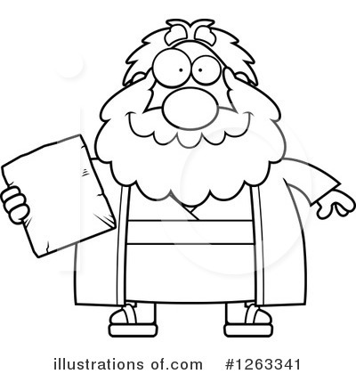 Royalty-Free (RF) Moses Clipart Illustration by Cory Thoman - Stock Sample #1263341