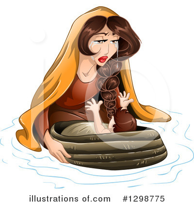 Royalty-Free (RF) Moses Clipart Illustration by Liron Peer - Stock Sample #1298775