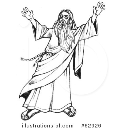 Royalty-Free (RF) Moses Clipart Illustration by LoopyLand - Stock Sample #62926