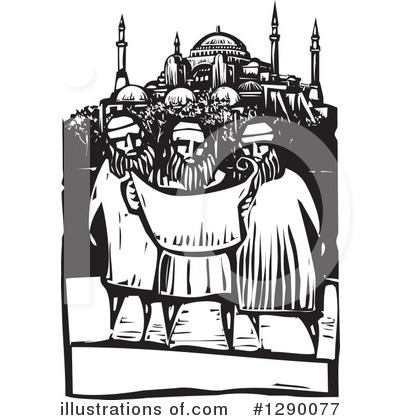 Royalty-Free (RF) Mosque Clipart Illustration by xunantunich - Stock Sample #1290077