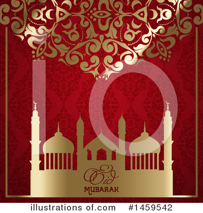 Eid Mubarak Clipart #1459542 by KJ Pargeter