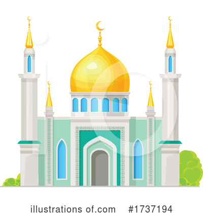Mosque Clipart #1737194 by Vector Tradition SM