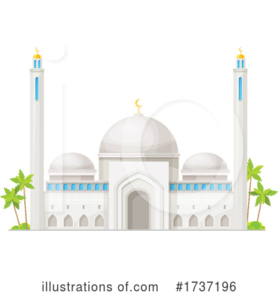 Mosque Clipart #1737196 by Vector Tradition SM