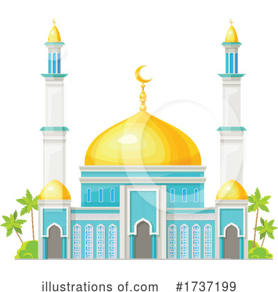 Mosque Clipart #1737199 by Vector Tradition SM