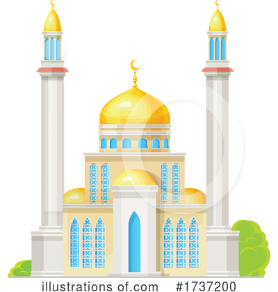 Royalty-Free (RF) Mosque Clipart Illustration by Vector Tradition SM - Stock Sample #1737200