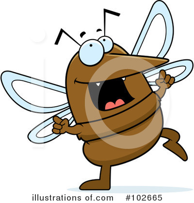Mosquitoes Clipart #102665 by Cory Thoman