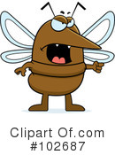 Mosquito Clipart #102687 by Cory Thoman