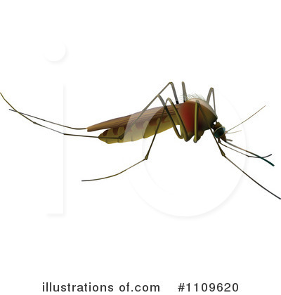 Royalty-Free (RF) Mosquito Clipart Illustration by dero - Stock Sample #1109620