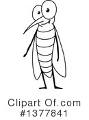 Mosquito Clipart #1377841 by Vector Tradition SM