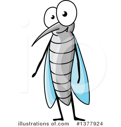 Royalty-Free (RF) Mosquito Clipart Illustration by Vector Tradition SM - Stock Sample #1377924