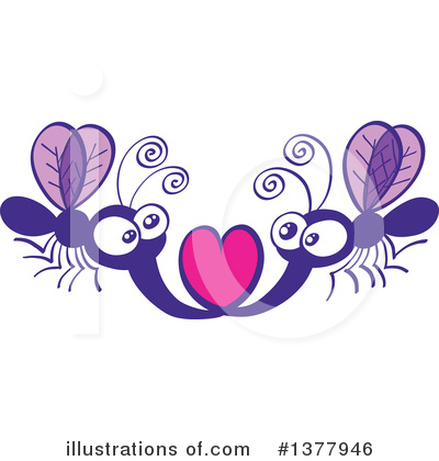 Royalty-Free (RF) Mosquito Clipart Illustration by Zooco - Stock Sample #1377946