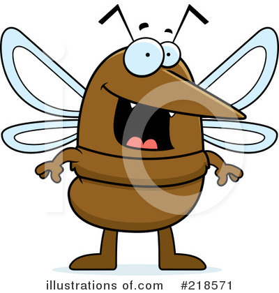 Royalty-Free (RF) Mosquito Clipart Illustration by Cory Thoman - Stock Sample #218571